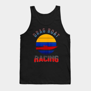 Drag Boat Racing Fast Speed Watercraft Boating Tank Top